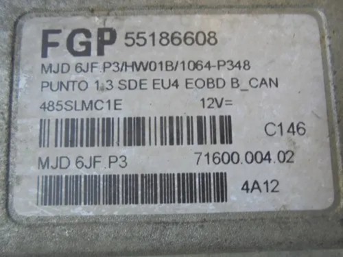 55192093 centralina iniezione - centralina,